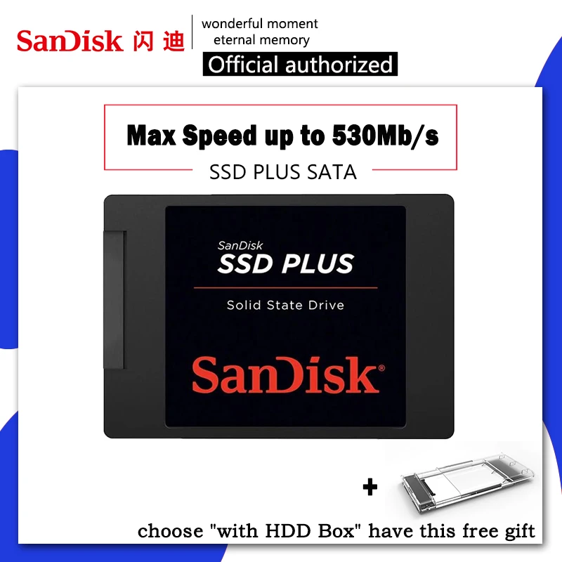 Двойной Флеш-накопитель SanDisk SATA SSD плюс 240 ГБ HD SSD жесткий диск HDD 2,5 жесткий диск SSD 480 ГБ 240 120 960 твердотельный накопитель для портативных компьютеров