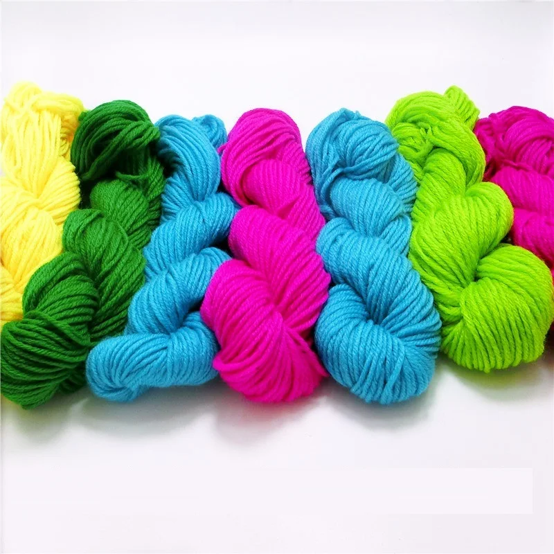 Высококачественная акриловая пряжа с низкой усадкой ручные фонарики для куклы