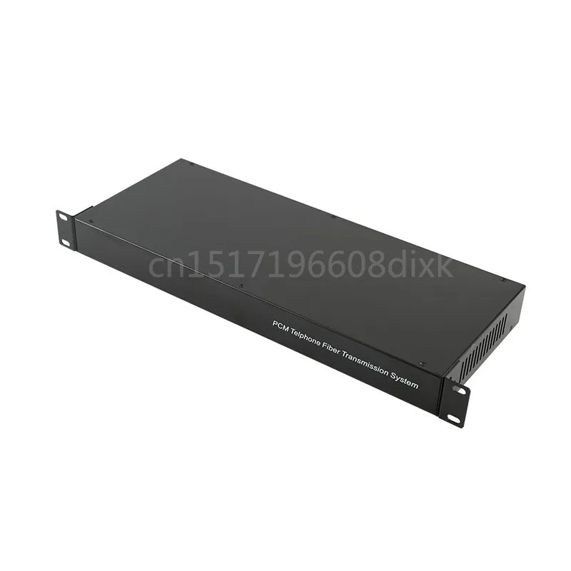 16-канальный PCM-голосовой Телефон + 1-канальный 100M Ethernet-волоконно-оптический