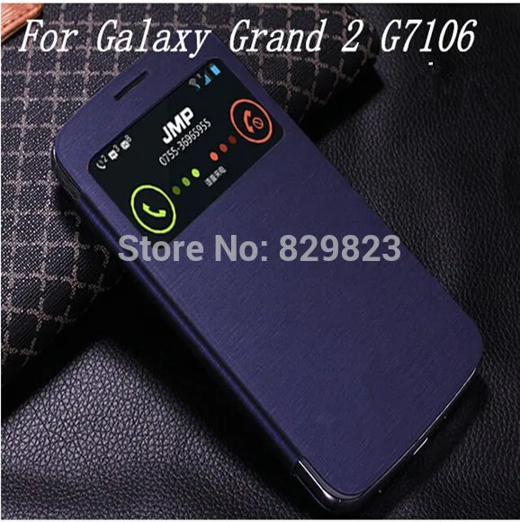 Смарт вид окна флип Чехол чехол для Samsung Galaxy Grand 2 Duos G7102 G7106 G7108 G7109|case case|case for samsung