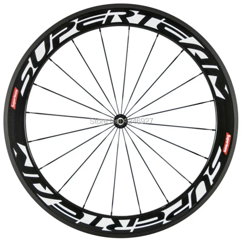 Карбоновые колеса Superteam для дорожного велосипеда шириной 60 мм карбоновые 23