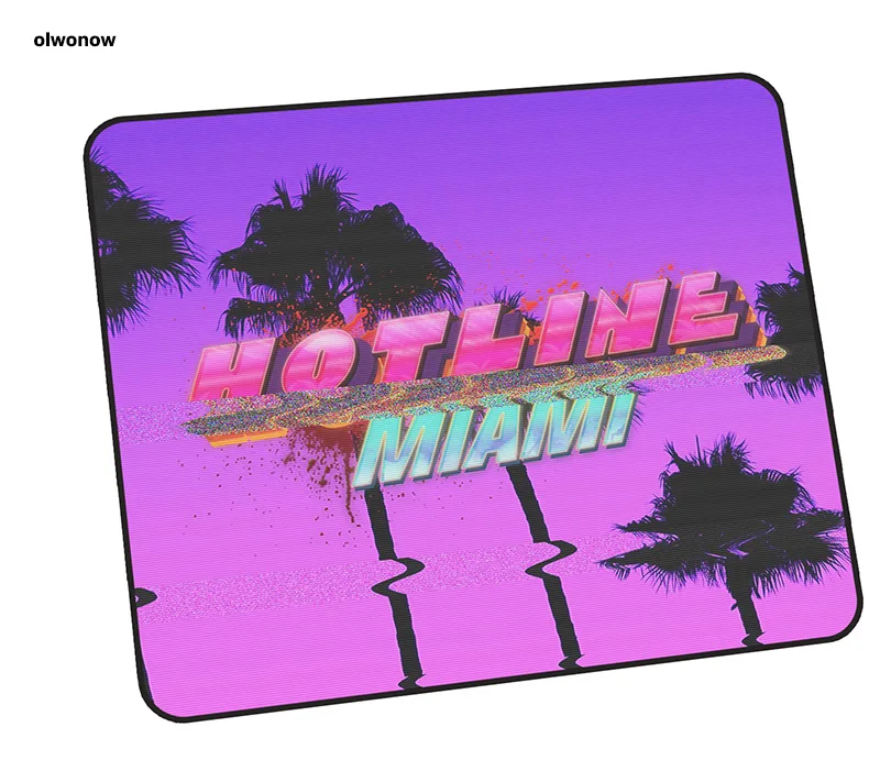 Игровой коврик для мыши hotline Майами популярный 35x30 см ноутбука игровой Настольный