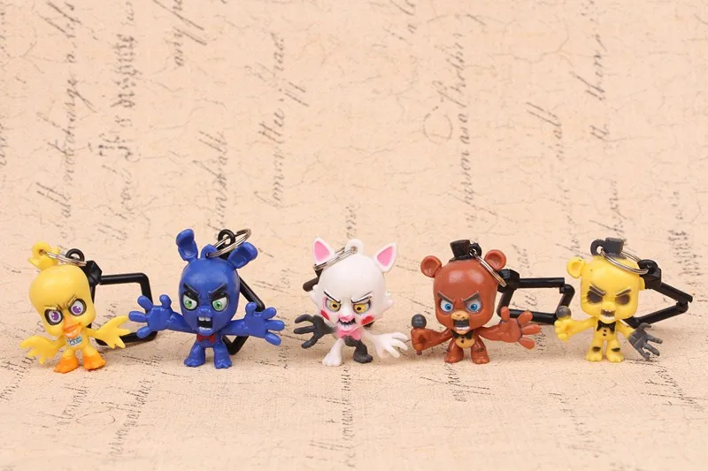 10pcs/lot Keychain Juguetes 4 Foxy Chica Bonnie Action Toy Figures Dolls | Игрушки и хобби