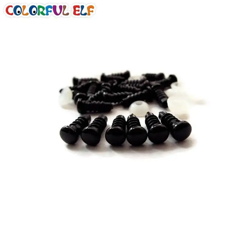 Синяки под глазами для плюшевый медведь куклы 100 шт 6 мм животных Пластик глаза