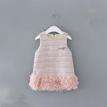 Платье для новорожденных; коллекция года; Сезон Зима; бархатная праздничная одежда для малышей с украшением в виде лепестков; платья для дня рождения и крестин; От 0 до 2 лет