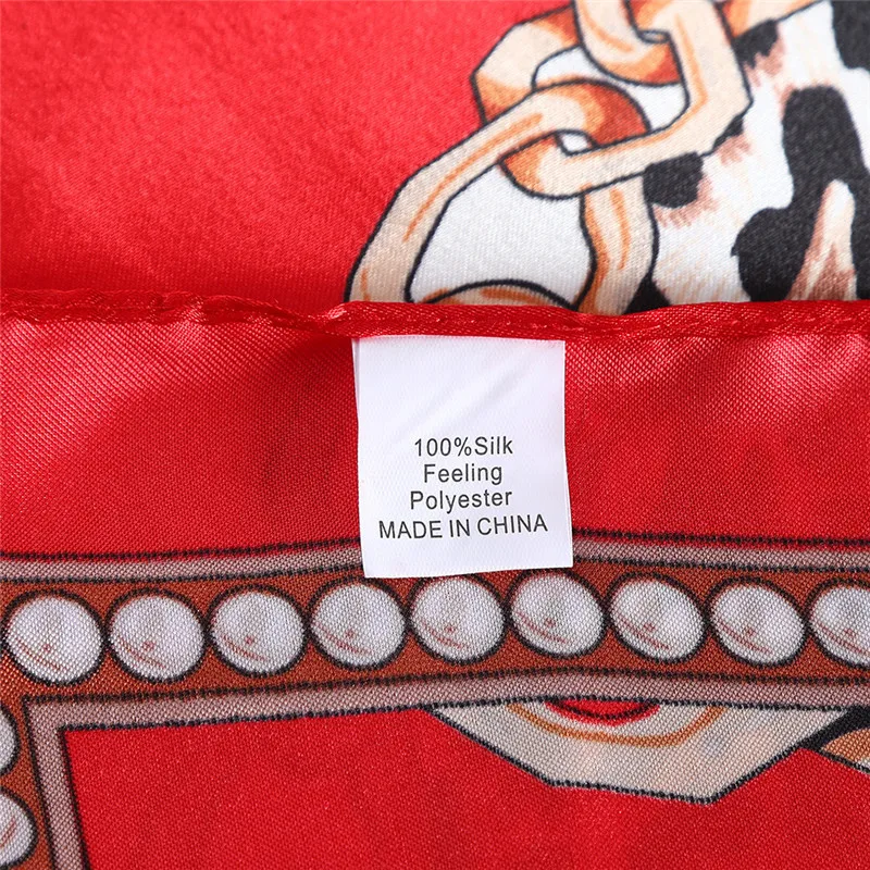 Женский шёлковый шарф платок 90x90 см| |