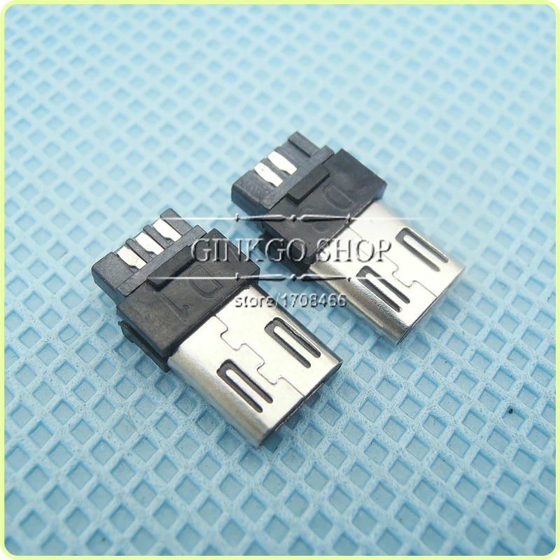 1000 шт./лот Micro USB 5P разъем для зарядки sockect Разъем DIY штекер|usb connector diy|usb diy connectorusb male |