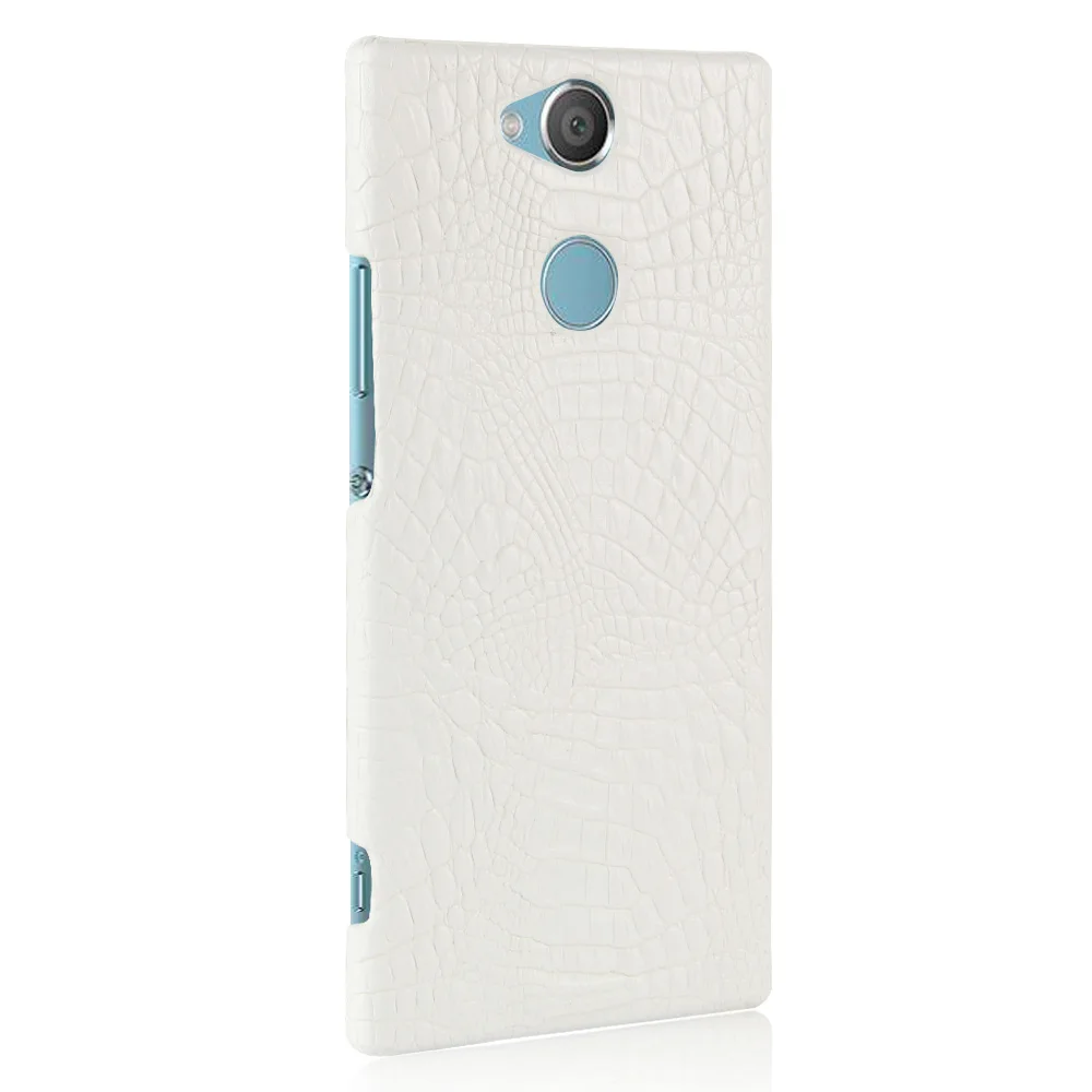 Case For Sony Xperia XA2 Plus Dual A9AC H4493 6 Inch Phone Soft Leather Cover XA 2 H 4493 Alligator Coque |