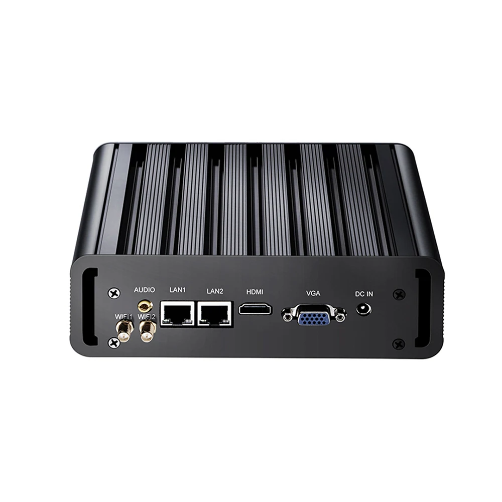XCY мини-ПК Dual LAN Core i7 5500U i5 5200U i3 5005U HD graphics 5500 Windows 10 Wifi Hdmi 2* COM HTPC TV корпус мини-компьютер