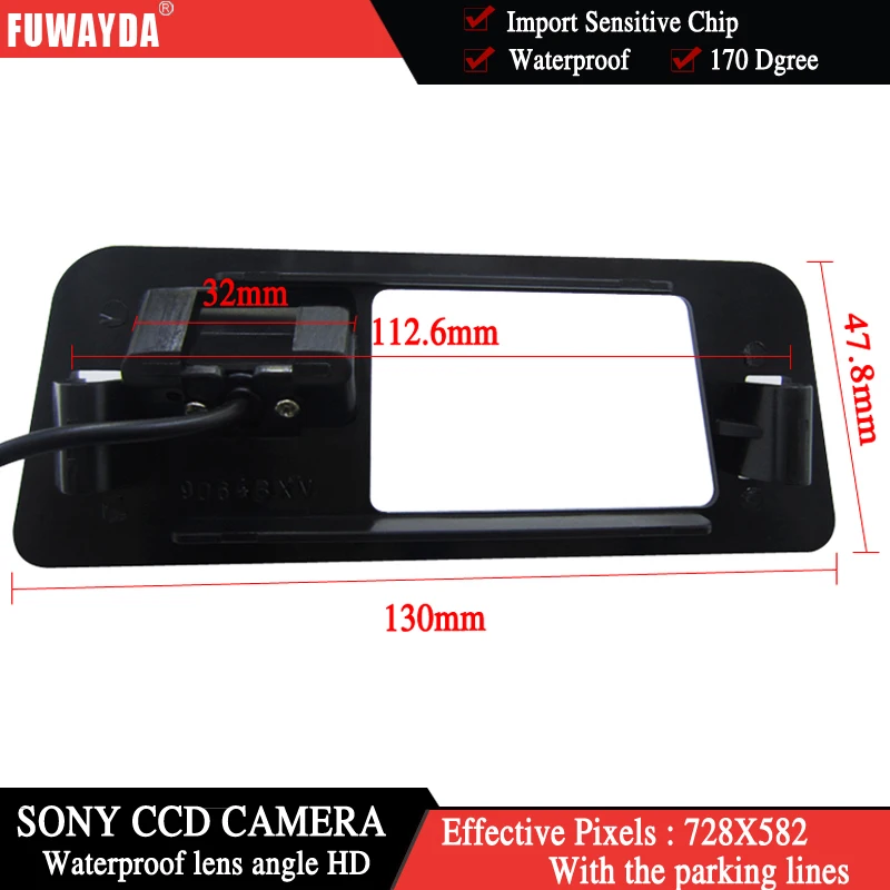 Камера заднего вида FUWAYDA Автомобильная камера с CCD датчиком DVD GPS