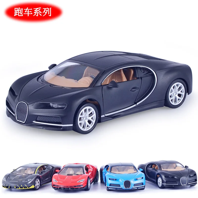 Металлическая модель спортивного автомобиля украшения Bugatti из сплава автомобиль