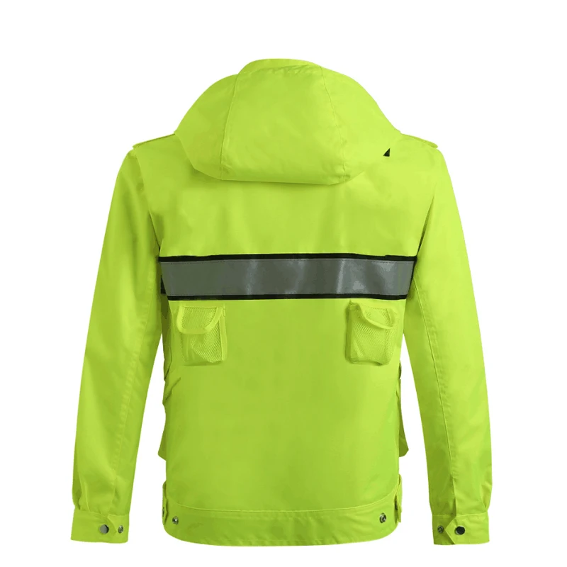 Рабочая одежда hi vis защитная куртка водонепроницаемая Светоотражающая дождевик