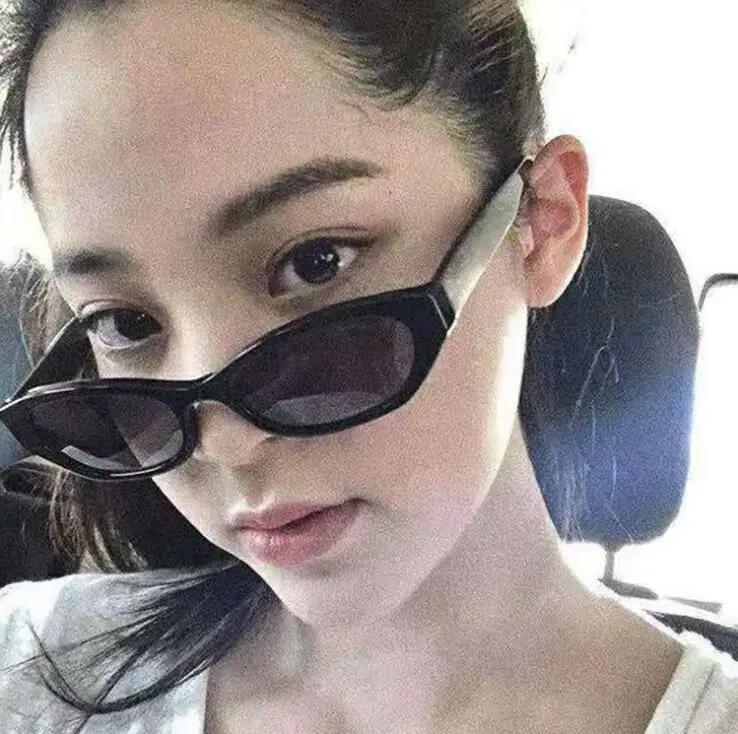 

2021 Cat Eye Shades Women Fashion Sunglasses Brand Woman Vintage Retro Triangular oval sun Glasses oculos feminino Sexy Sunglass