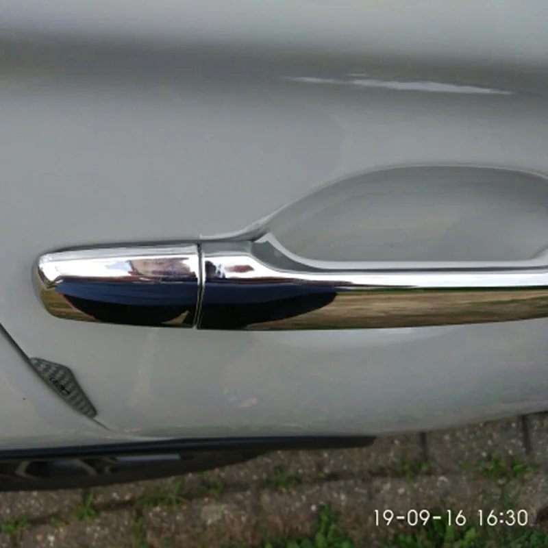 Хромированные дверные ручки для Mitsubishi Outlander 3 iii 2 ii xl 2006 2007 2008 2009 2013 2014 2015 2016 2017
