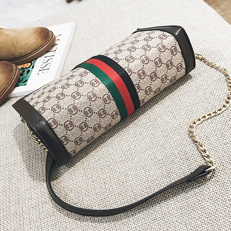 Роскошные Для женщин сумка сумки на ремне со вставками flroal цепи Crossbody Сумки из