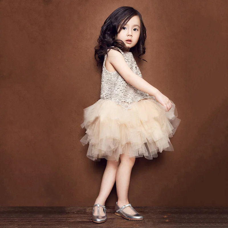 Детское платье принцессы для маленьких девочек пышные фатиновые платья-пачки с