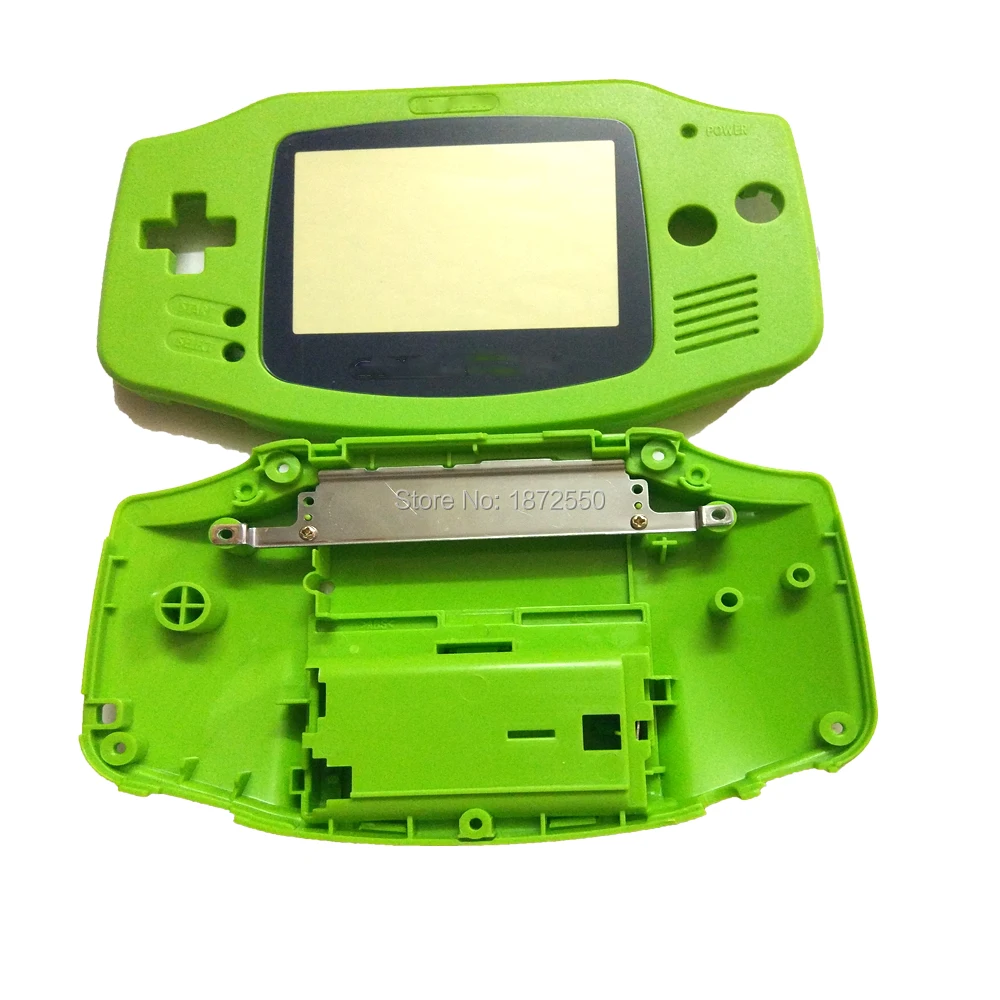 Популярные цвета зеленого яблока ремонт игры Корпус подходит для NintendoGBA GameboyAdvance