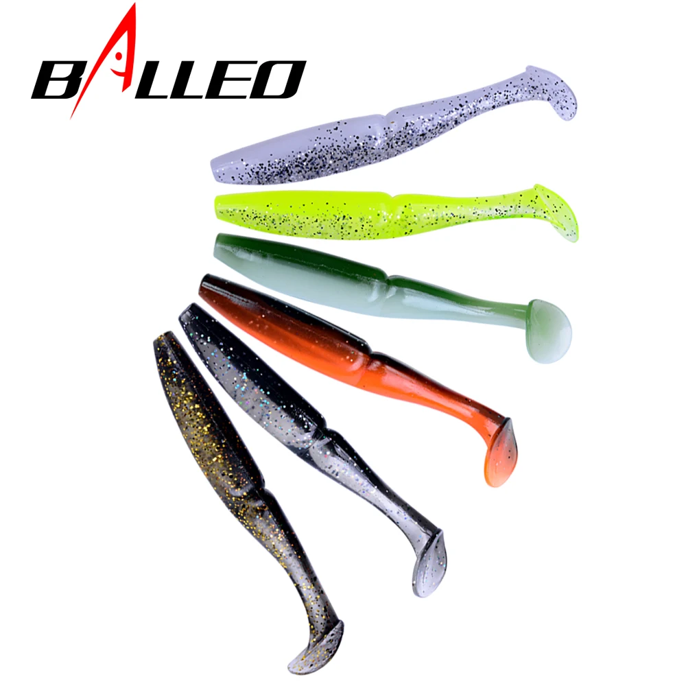 Мягкая приманка Balleo 3 шт./лот 12 г/11 см двухцветная рыболовная шэд червь свимбейты