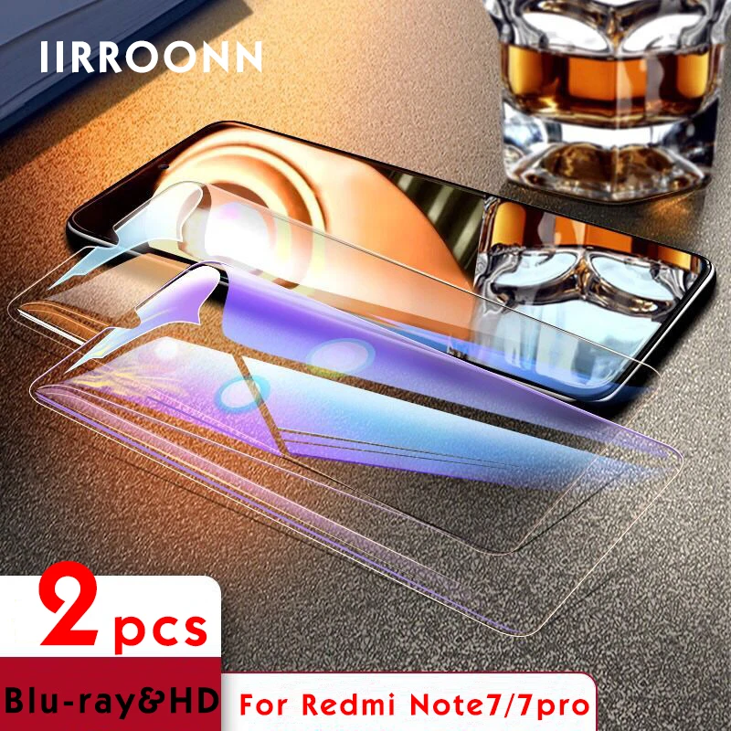 2 шт./лот закаленное стекло для Xiaomi Redmi Note 7 6 Pro Защита экрана Защитное xiaomi A2