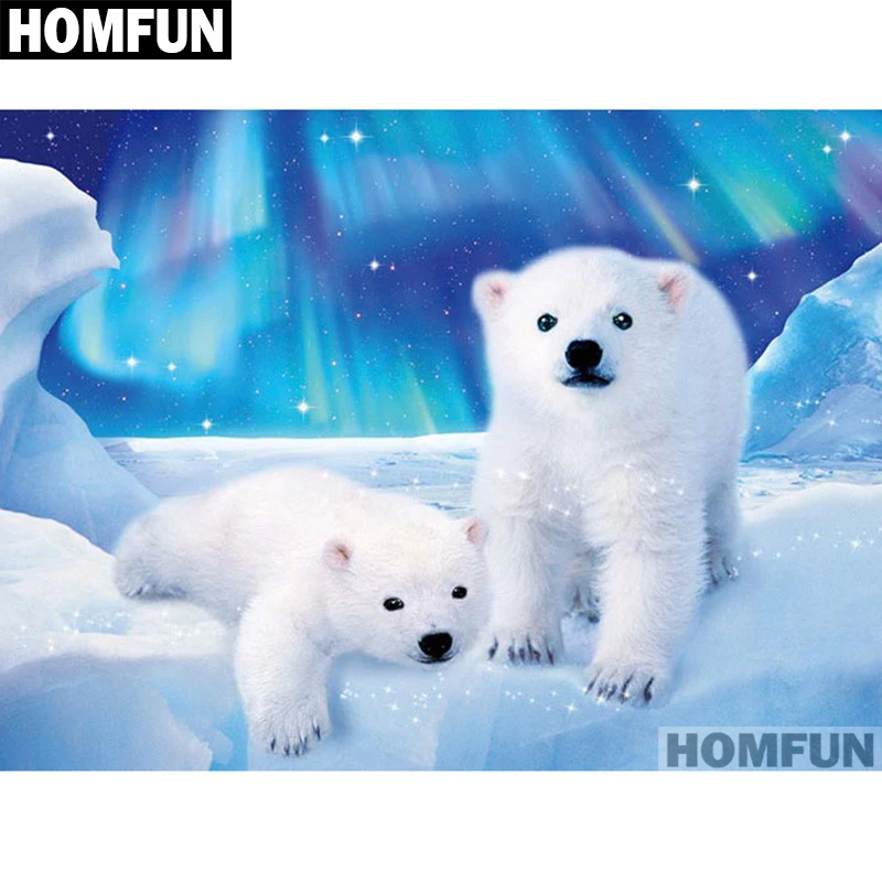 Алмазная живопись HOMFUN A01087 полноразмерная/круглая 5D картина сделай сам с