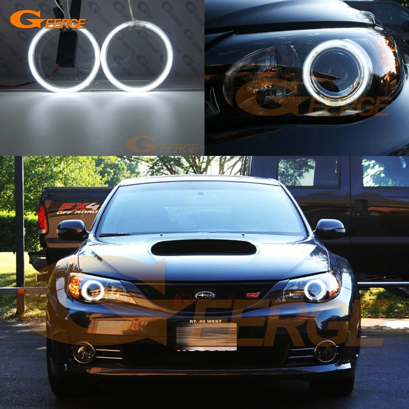 Для Subaru, автомобильные аксессуары, брелок для автомобиля Subaru WRX ИППП 2008 2009 2010 2011 2012 2013 Отлично ангельские глазки Ультра яркое освещение CCFL ангельские глазки комплект