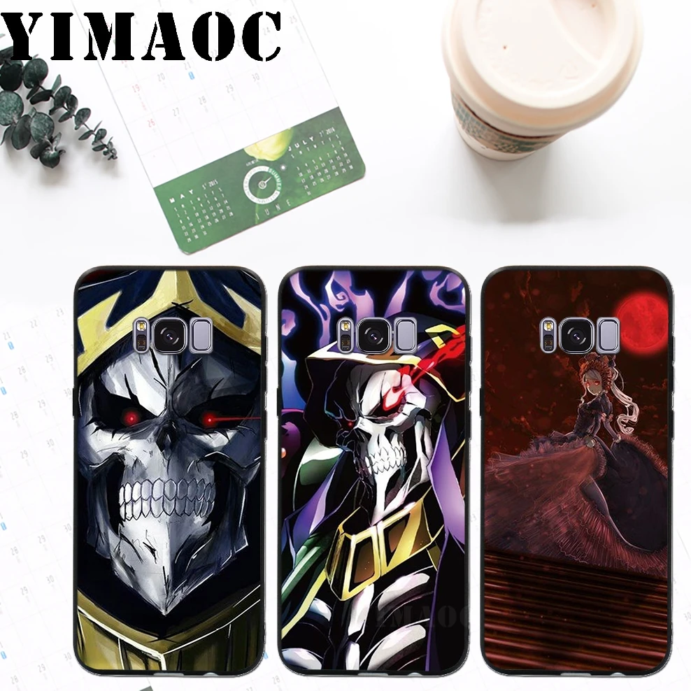 YIMAOC Overlord Japan Anime Soft Silicone Case for Samsung Galaxy A3 A5 A6 Plus 2017 2016 S6 S7 Edge S8 S9 &amp Note 8 9 |