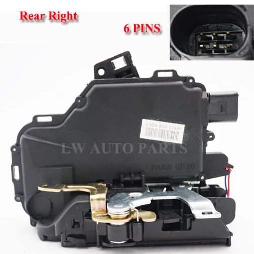 Multi Привод дверного замка 3B1837015A 3B1837016A для VW Passat B5 Golf Jetta MK4 Beetle дверной замок привод передний задний левый правый боковой - Color: Multi