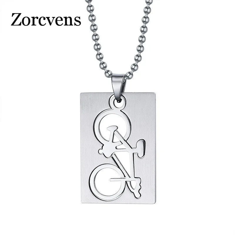 ZORCVENS уникальное съемное байкерское Велосипедное ожерелье и подвеска из