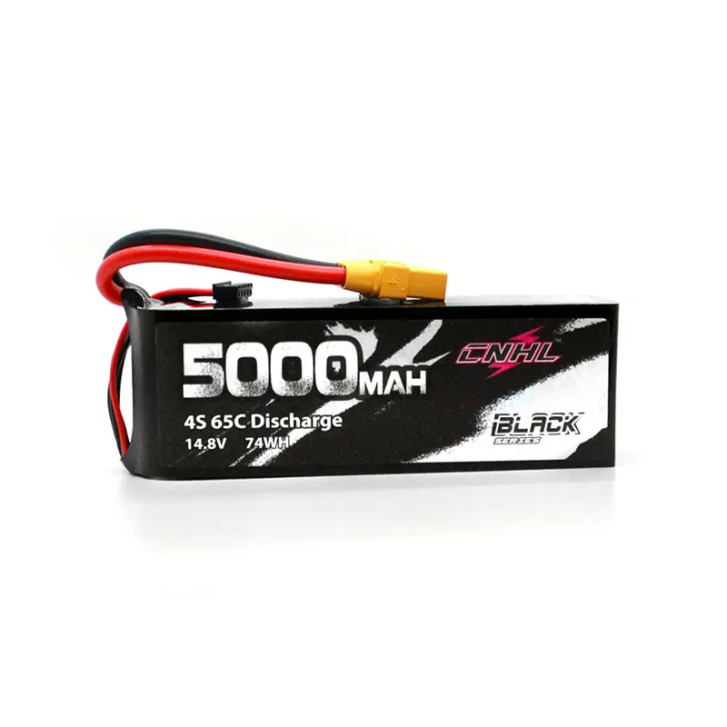 1PCS CNHL черная серия 5000mAh 4S 14,8 V 65C Lipo батарея - Цвет: 1PCS