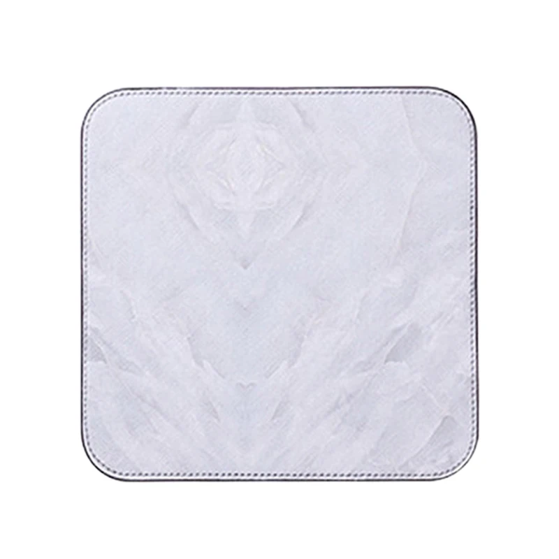 Gray white Коврик для компьютерной мыши мраморная серия квадратный игровой коврик для мыши Порошковая ткань - Цвет: Gray white