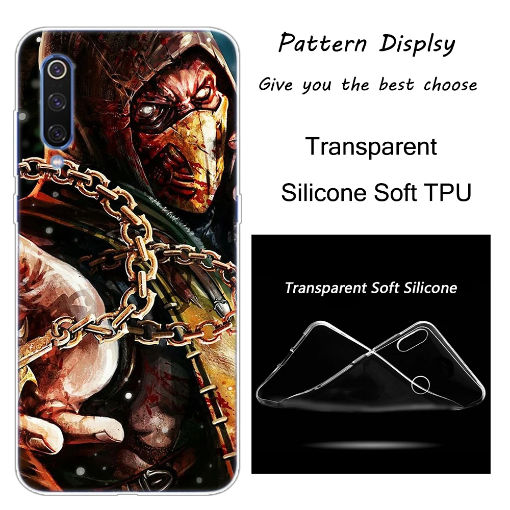 007 Горячая Mortal Kombat силиконовый чехол для Xiaomi Pocophone F1 9T 9 9SE 8 A2 Lite A1 A2 Mix3 Redmi K20 7A Note 4 4X5 6 7 Pro S2 крышка - Цвет: 007
