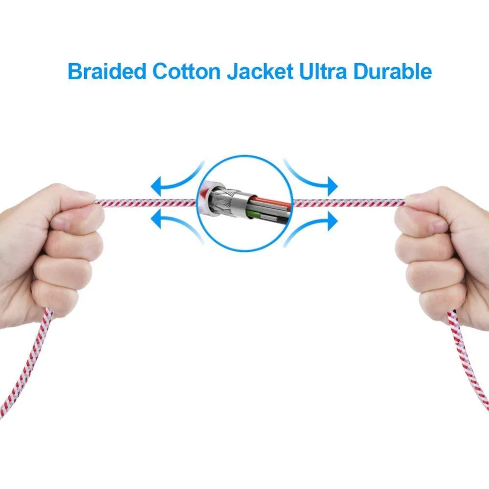 Кабель Lightning [Сертифицированный MFi] кабель [3 шт. в упаковке] для синхронизации