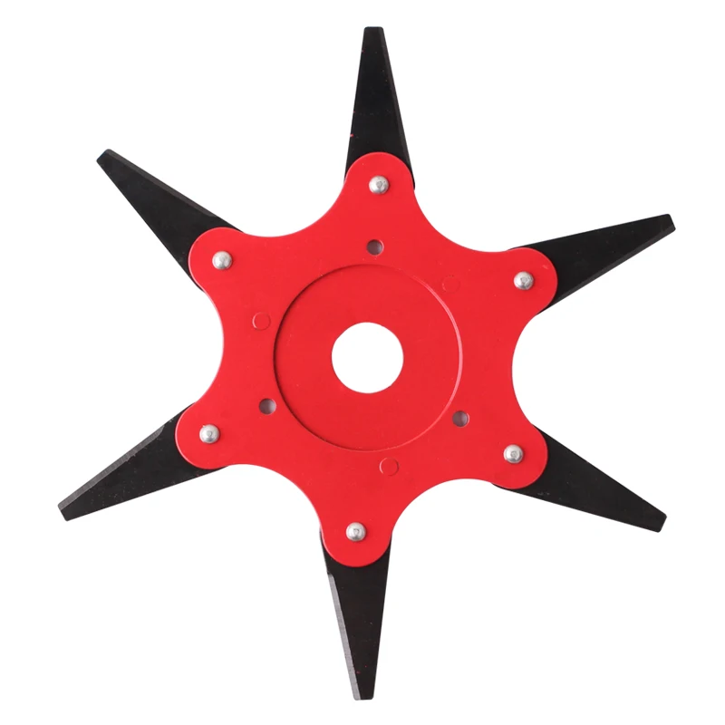 Универсальная Головка триммера для травы 6 лезвий газонокосилки кустореза