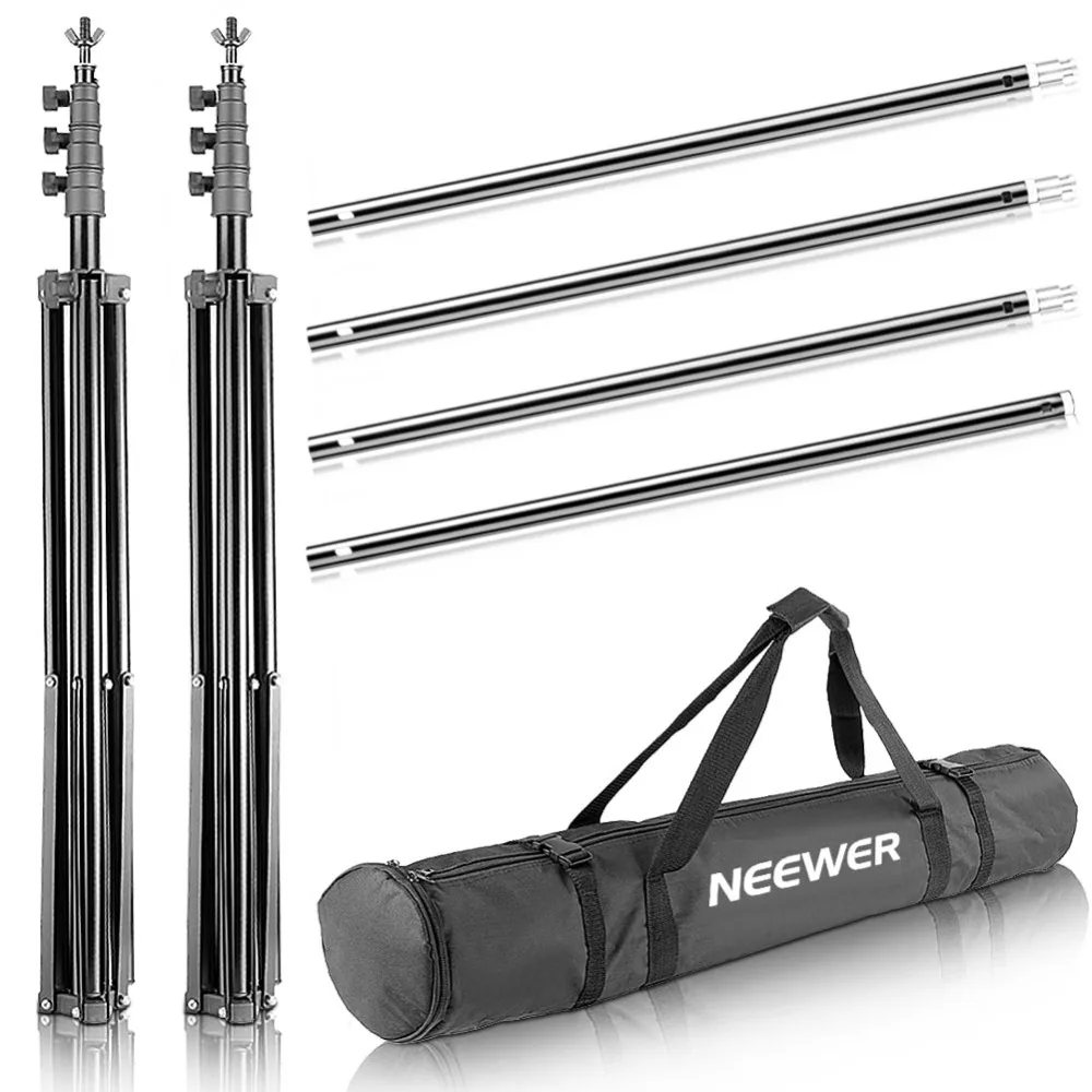 Neewer 2,6 м x 3 м/800 футов x10 футов система поддержки фона и 5500 Вт K зонтики софтбокс комплект непрерывного освещения для фотостудии