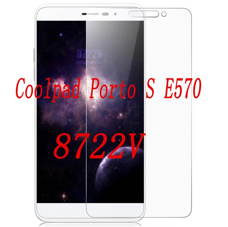 2 шт. ультра тонкий новый для Coolpad Порто S 8722V E570 Modena E502 протектор экрана из