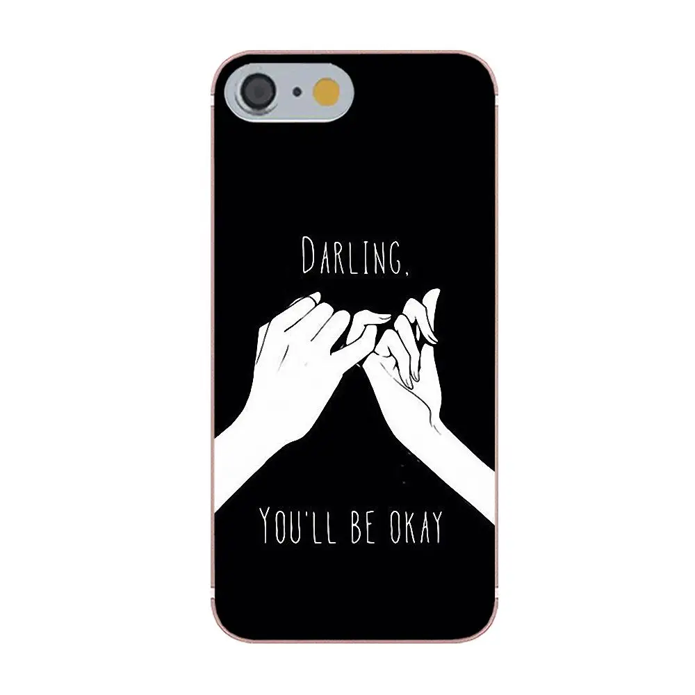 Мягкий чехол для телефона Бесконечная любовь пары анти шок Apple iPhone 4 4S 5 5C 5S SE 6 6S 7 8