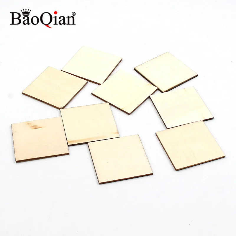 20 шт. 50 мм Пустые Квадратные зубья украшения для рукоделия Пирография проектов