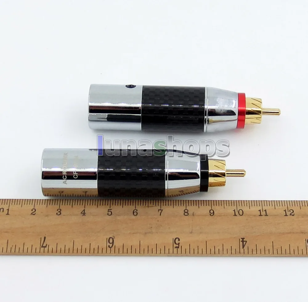 LN005747 10 пар Acrolink cf-601m XLR 3 булавки штекерным RCA Мужской Аудио адаптер Wi-Fi конвертер