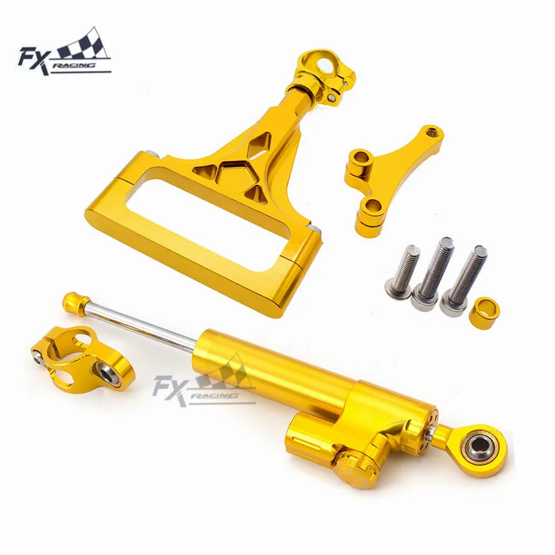Стабилизатор рулевого механизма CNC для Kawasaki Z1000 Z750 Z 750 1000 2003 2009 2004 2005|Накладки и