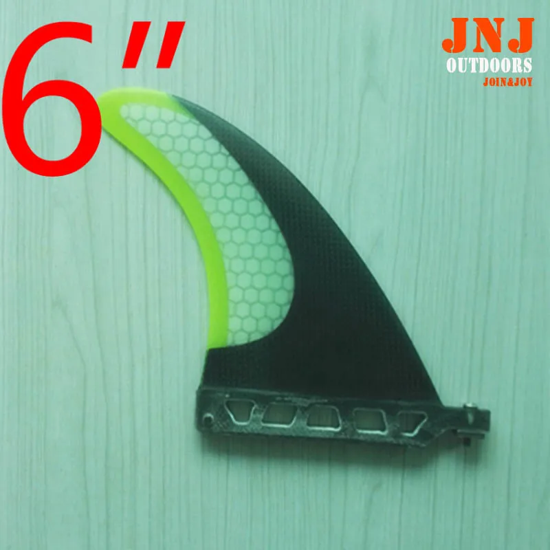 

COLORFUL 3k carbon fiber 6" Honeycomb Fiberglass FCS sup stand up paddle board centre fin SUP TABLE fin