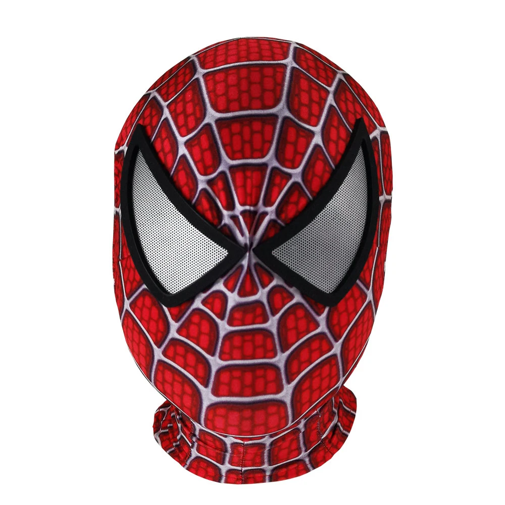 Маска для косплея с 3D-принтом Raimi Spider, линзы, маска для взрослых на всю голову, супергерой, спандекс, вечерние костюмы, маска