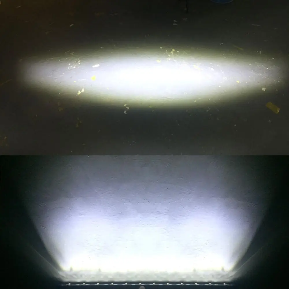 Супертонкая Водонепроницаемая светодиодная световая балка 6D для внедорожников