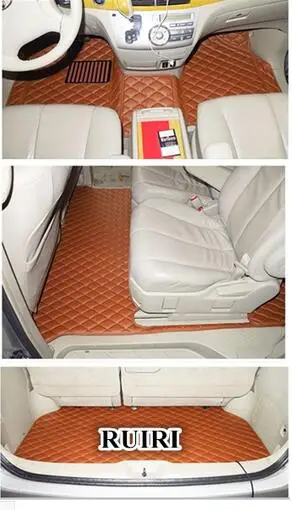 

Лучшее качество! Специальные коврики под заказ + коврик в багажник для Toyota Previa 2019-2006, 7 сидений, прочные водонепроницаемые ковры, бесплатная д...
