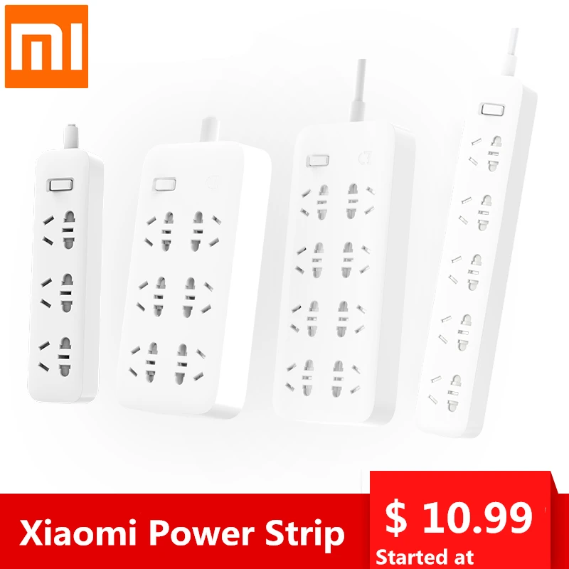 Xiaomi power Strip Быстрая зарядка 2500 Вт 10А 6 стандартных розеток/8 розеток/3 гнезда с