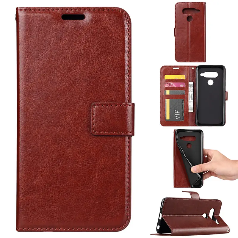 Роскошный кожаный флип чехол для LG G3 G4 sstylus G5 G6 G7 thinq V20 V30 V40 Stylo 4 3 2 Plus X Мощность