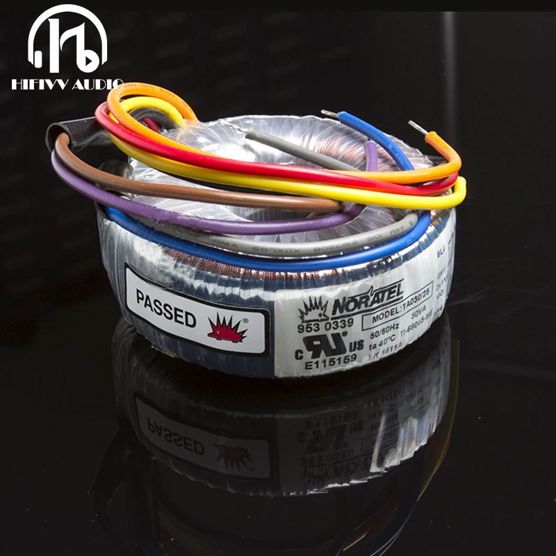 30VA 30W NORATEL трансформатор для усилителя мощности и DAC двойной 6V или 9V 12V 15V