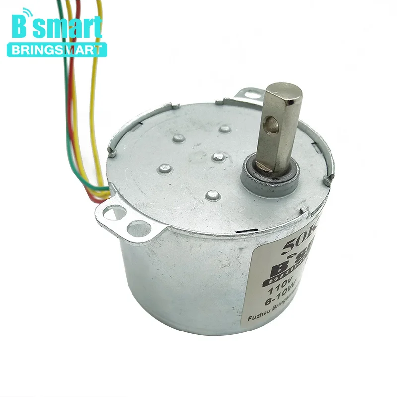 Bringsmart 50ktyz 110V AC мотор редуктор PM синхронный мини электрическая машина Off axis