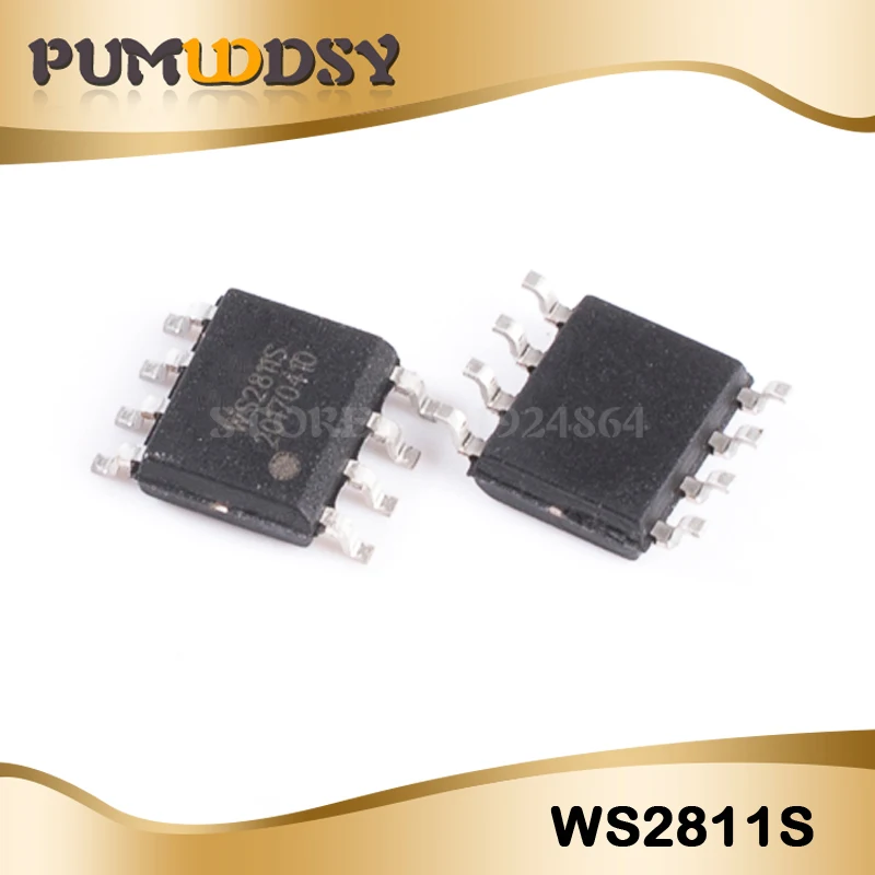 200 шт./лот бесплатная доставка светодиодный чип WS2811S WS2811 2811 S SOP-8 IC | Электронные