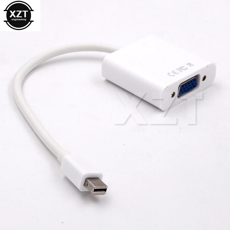 Новейший мини порт дисплея Mini Thunderbolt DP к VGA Кабель адаптер 1080P для MacBook Air Pro Для iMac