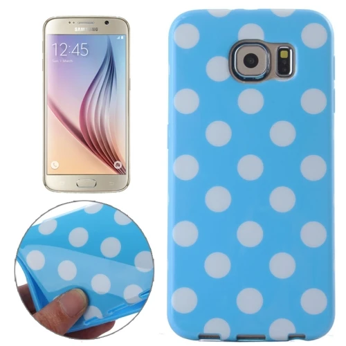 Красочные Горошек Кремния Мягкие TPU Телефон Случаях для Samsung Galaxy s6 защитная